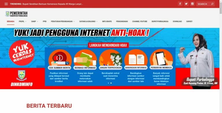 Purbalingganews.net Sudah Bukan Tanggung Jawab Dinkominfo Purbalingga