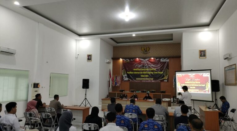 KPU Purbalingga Gelar Rakor Identifikasi Suara Tidak Sah Di Pemilukada Provinsi Jawa Tengah Tahun 2024